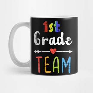 1st Grade Team Back To School Student Teacher Squad Mug